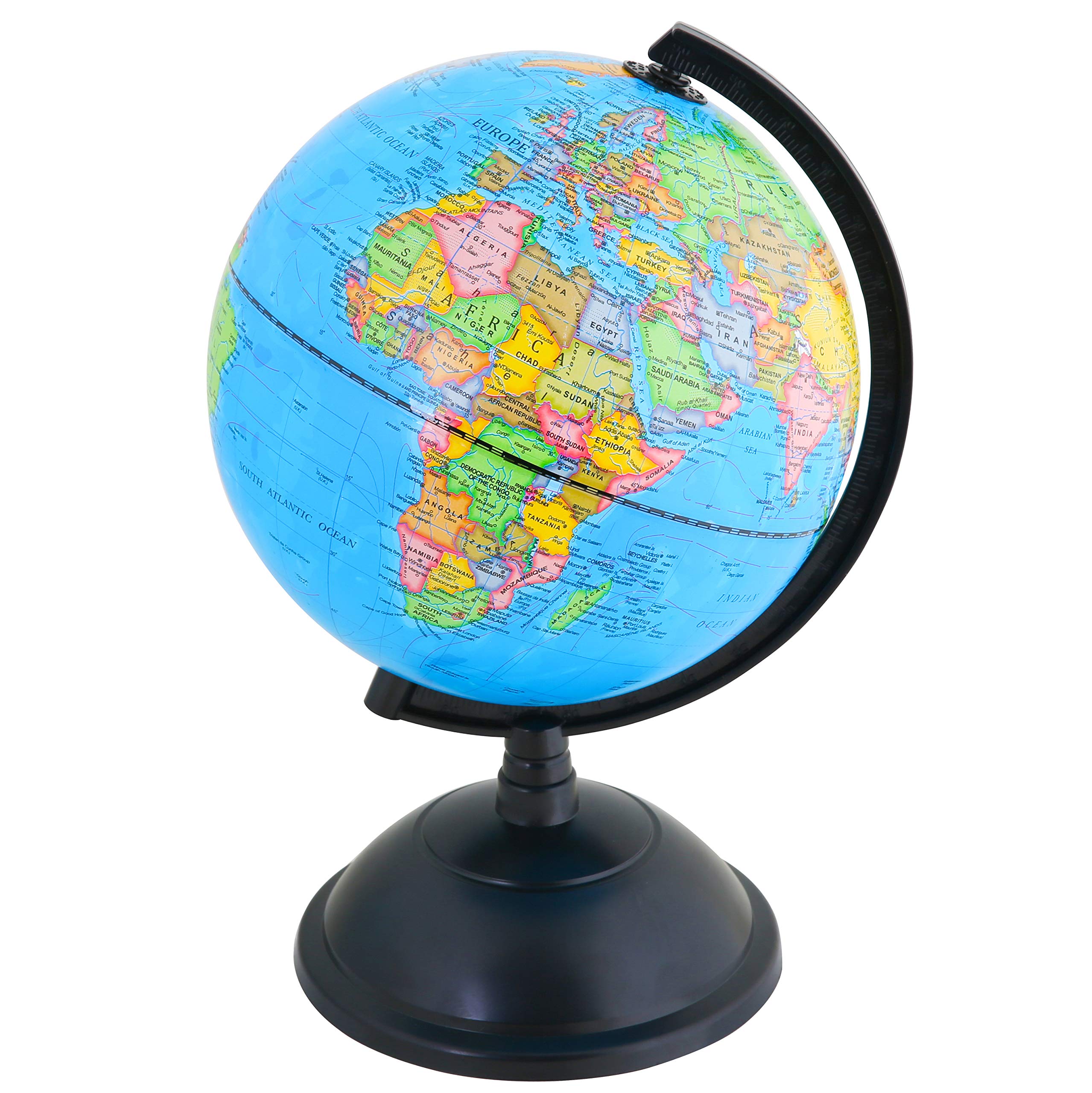 Exerz Educational (Medium 20 cm) Swivel Globe - Dia 20cm