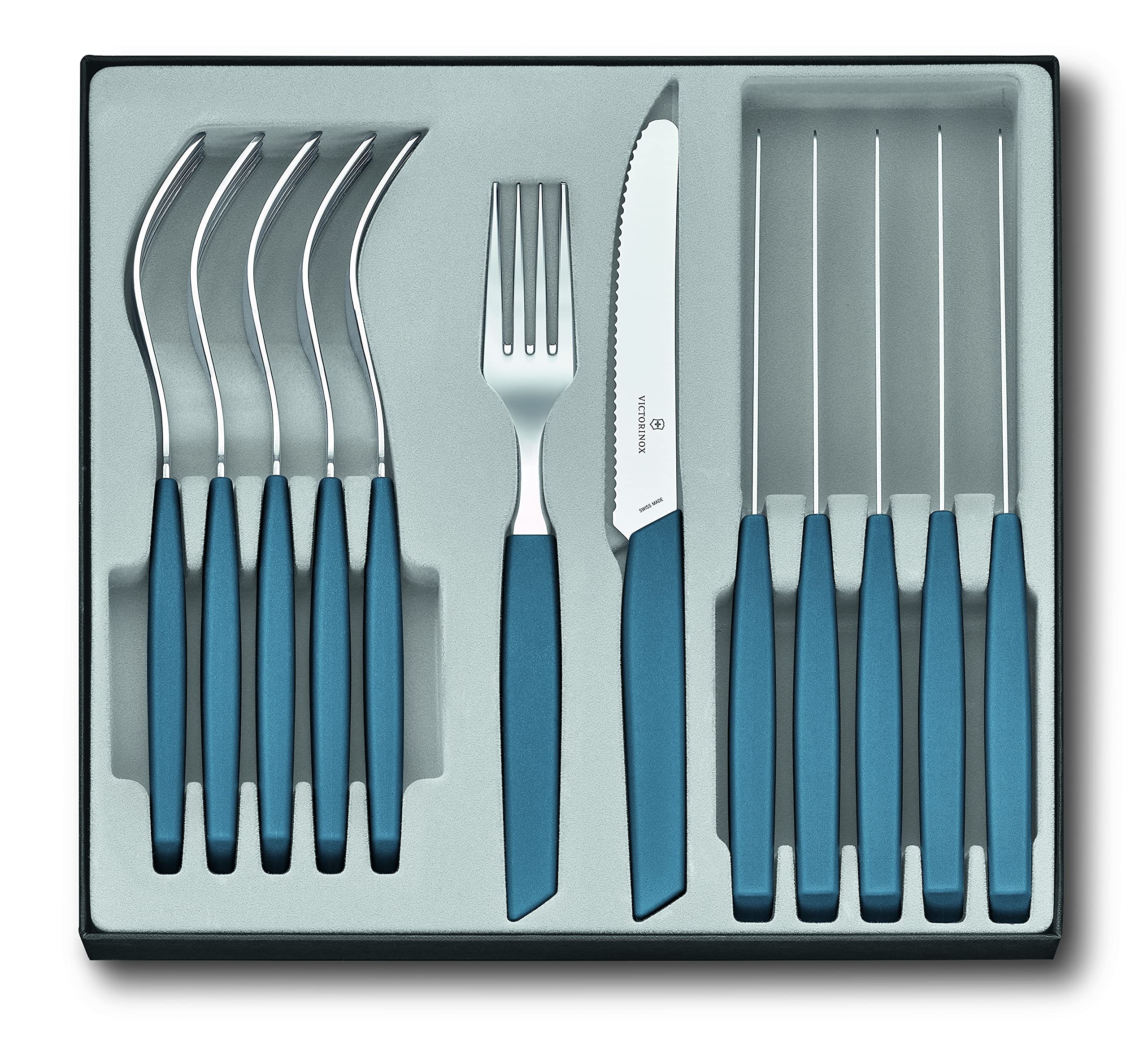 Victorinox Swiss Modern Table 12 Piece Set Cornflower
