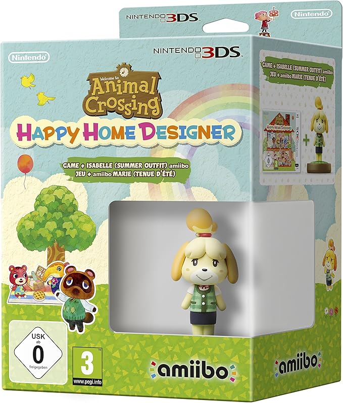 Nintendo Animal Crossing: Happy Home Designer + Amiibo Isabelle Standard Italian Nintendo 3DS