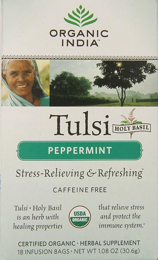 Organic India Tulsi Peppermint Tea