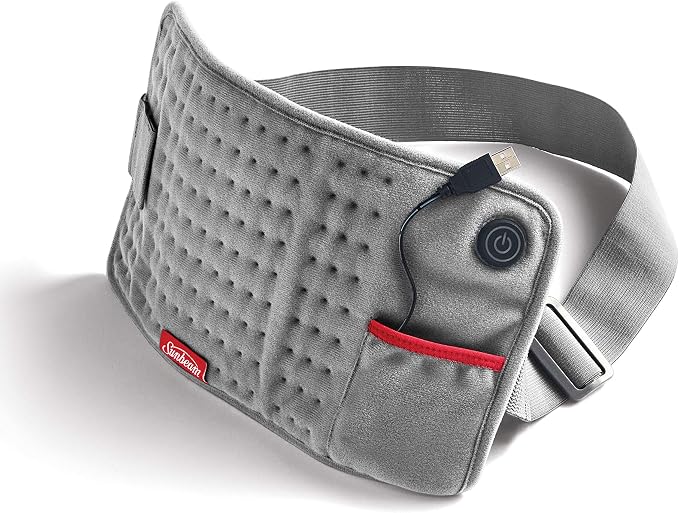 Sunbeam GoHeat USB Powered Heating Pad, Gray