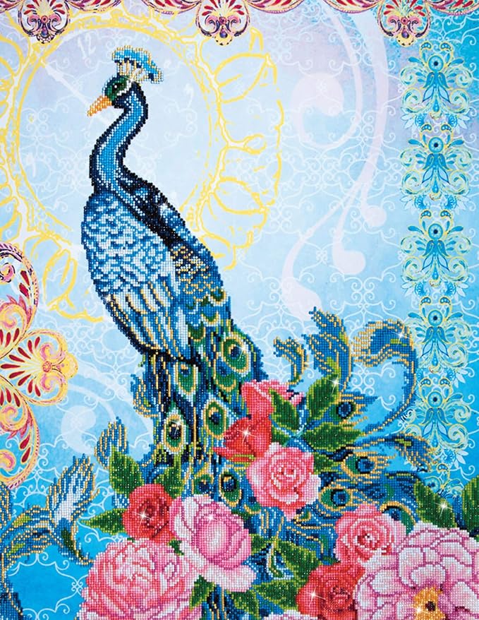 Diamond Dotz - Exotic Peacock 62x82cm - Diamond Art