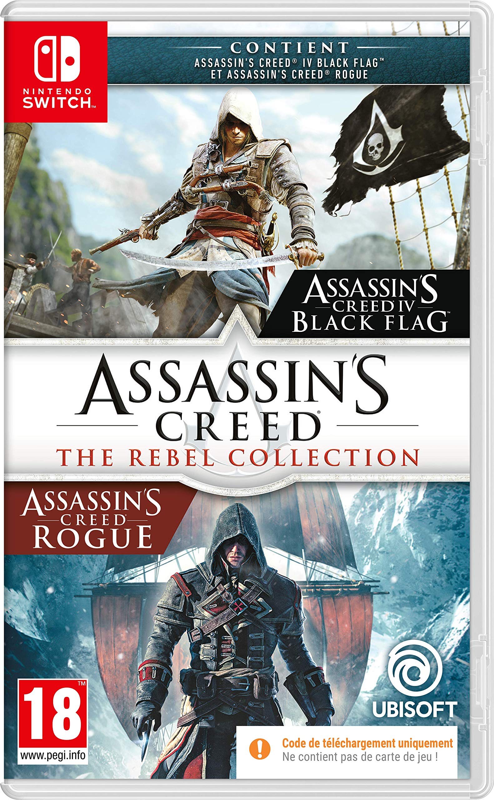 Assassin's Creed - Rebel Collection (code in de doos) Switch-game