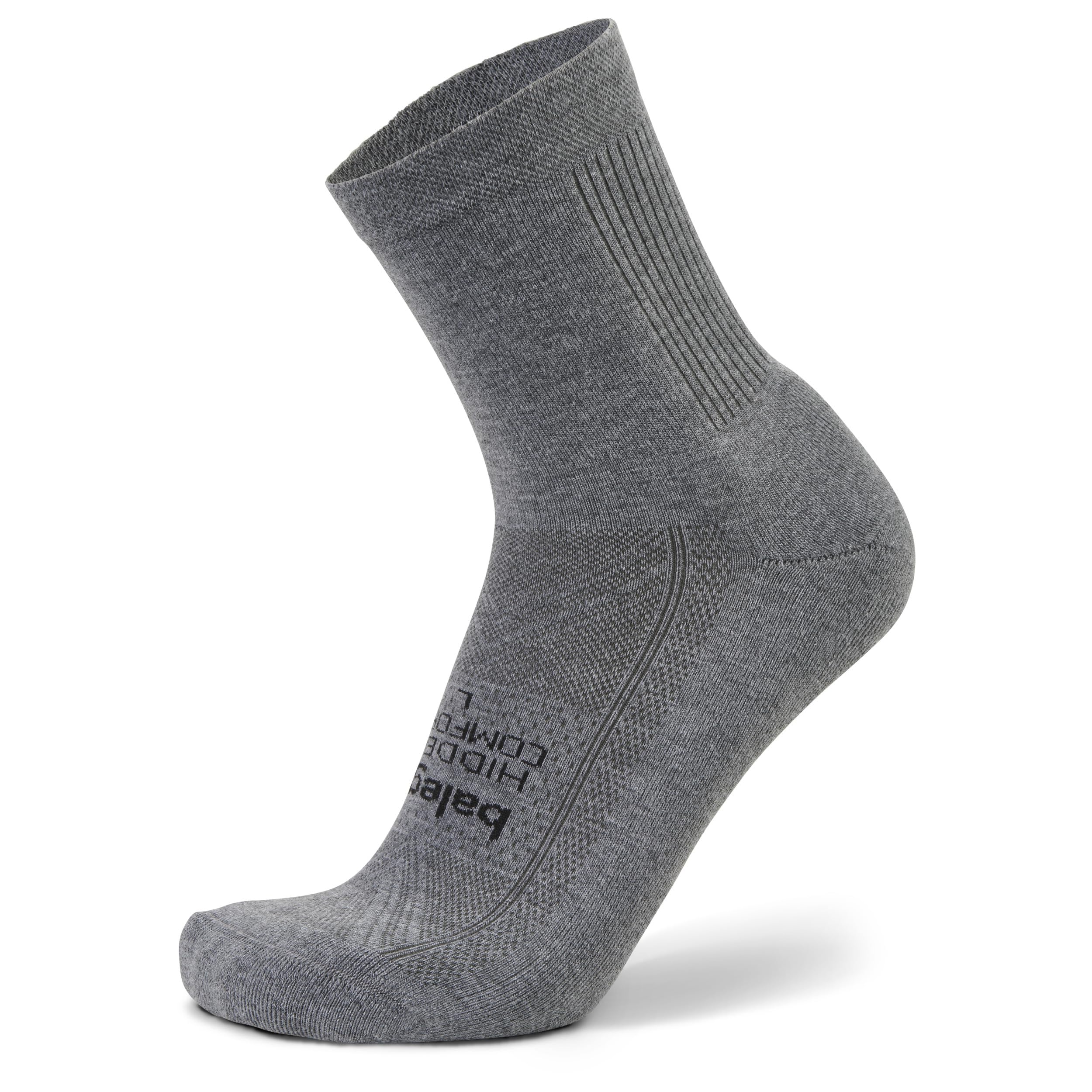 Balega Hidden Comfort Crew - Charcoal Medium