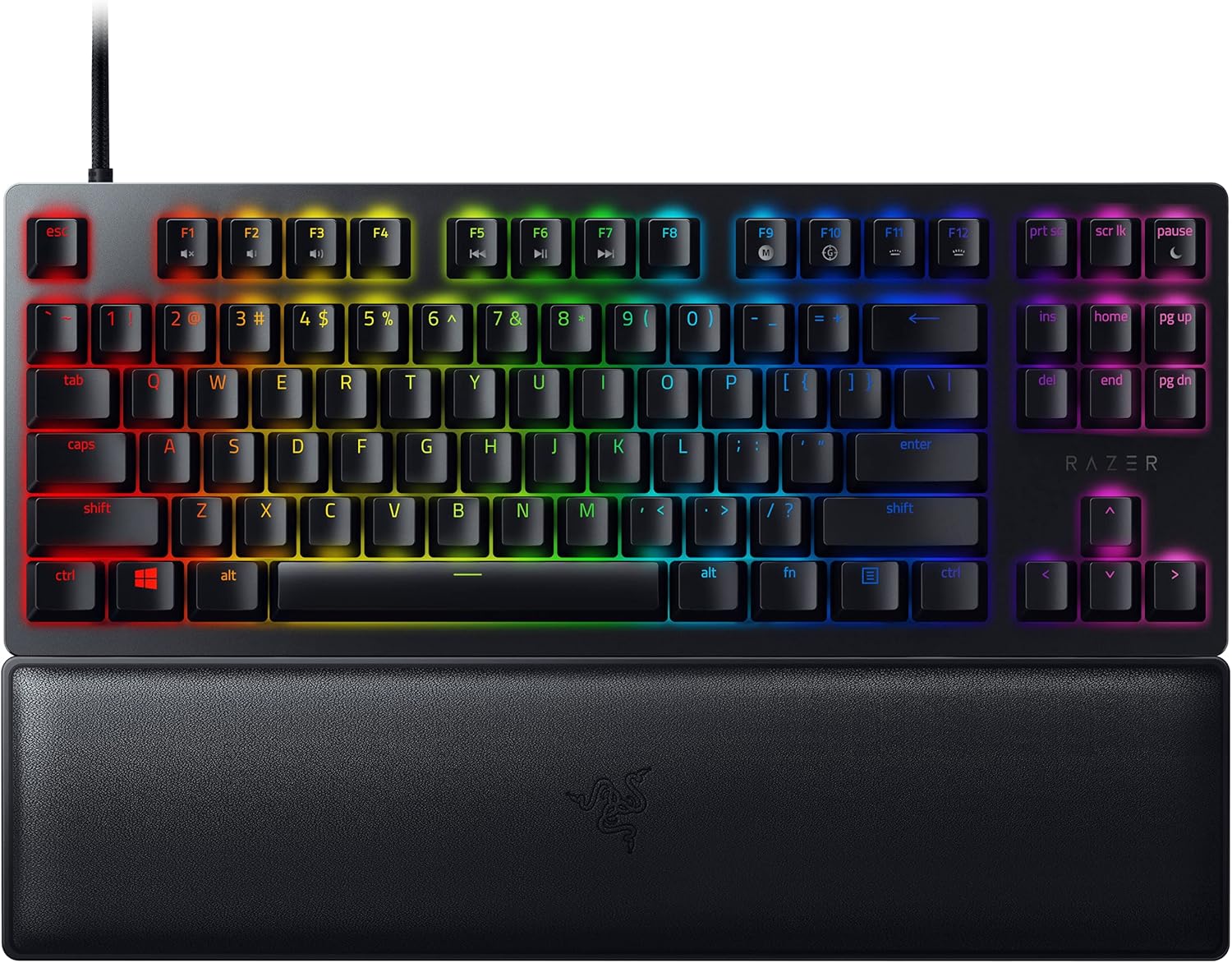 Razer Huntsman V2 Tenkeyless Optical Gaming Keyboard - Clicky Purple Switch