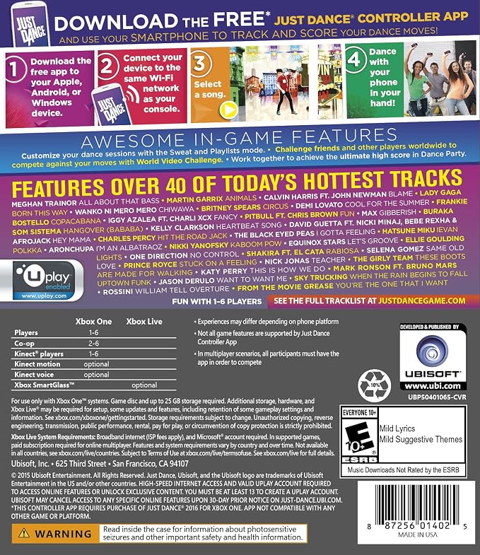 Just Dance 2016 (Xbox one)