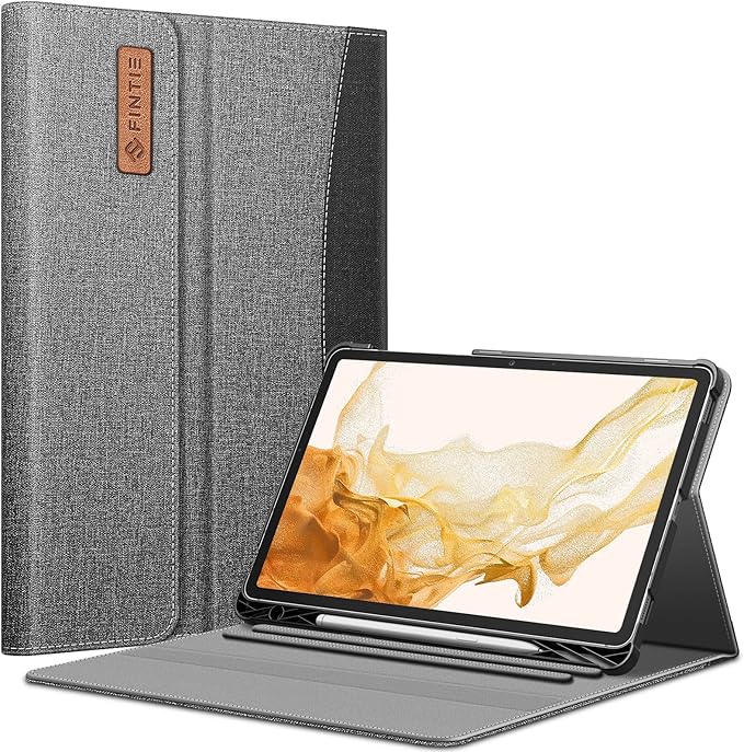 Fintie Case For Samsung Galaxy Tab S8 Plus 2022/s7 FE 2021/S7 Plus 2020 12.4 Inch With S Pen Holder, Multiple Angle Portfolio Cover With Pocket Auto