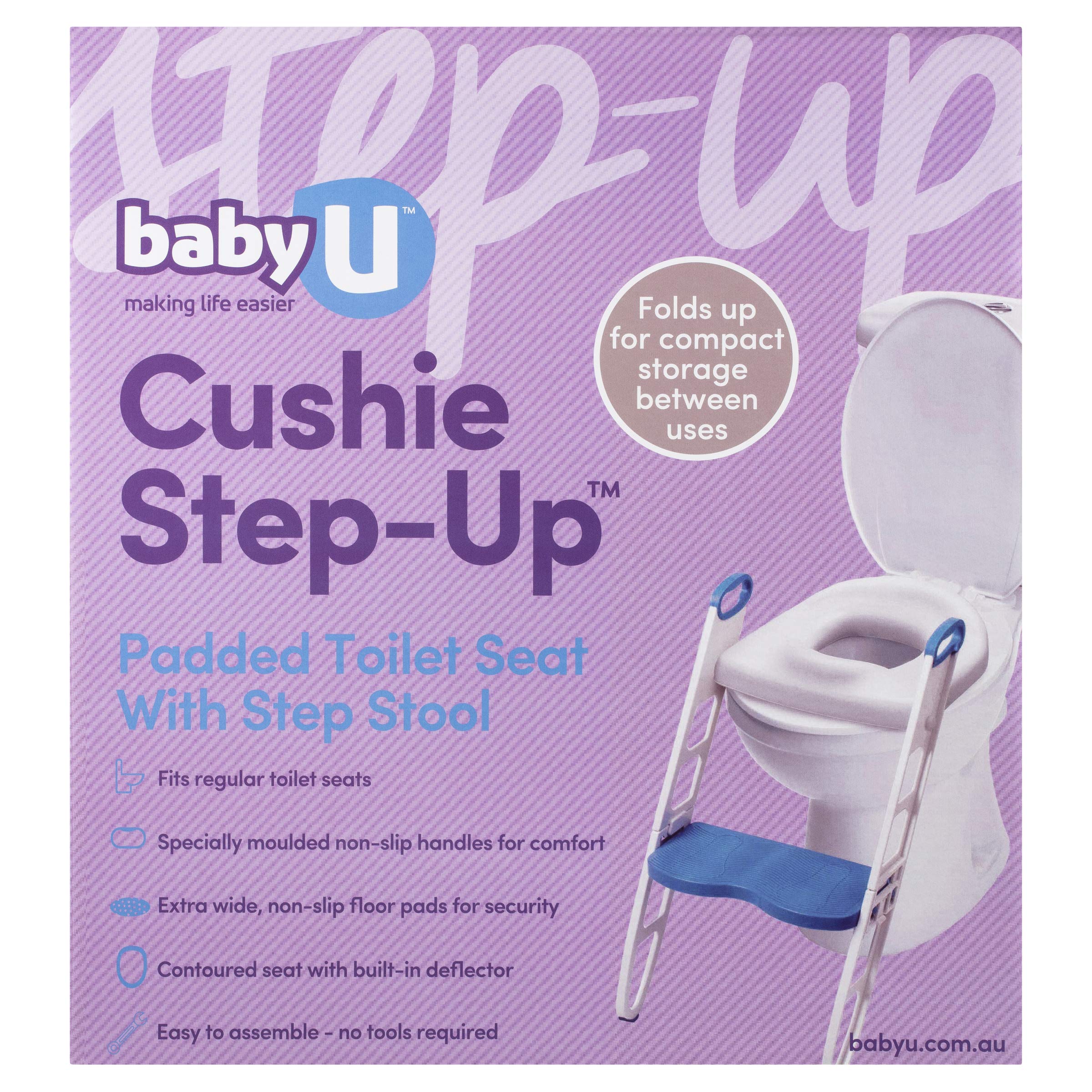 Baby U Cushie Step Up Stool Toilet Seat