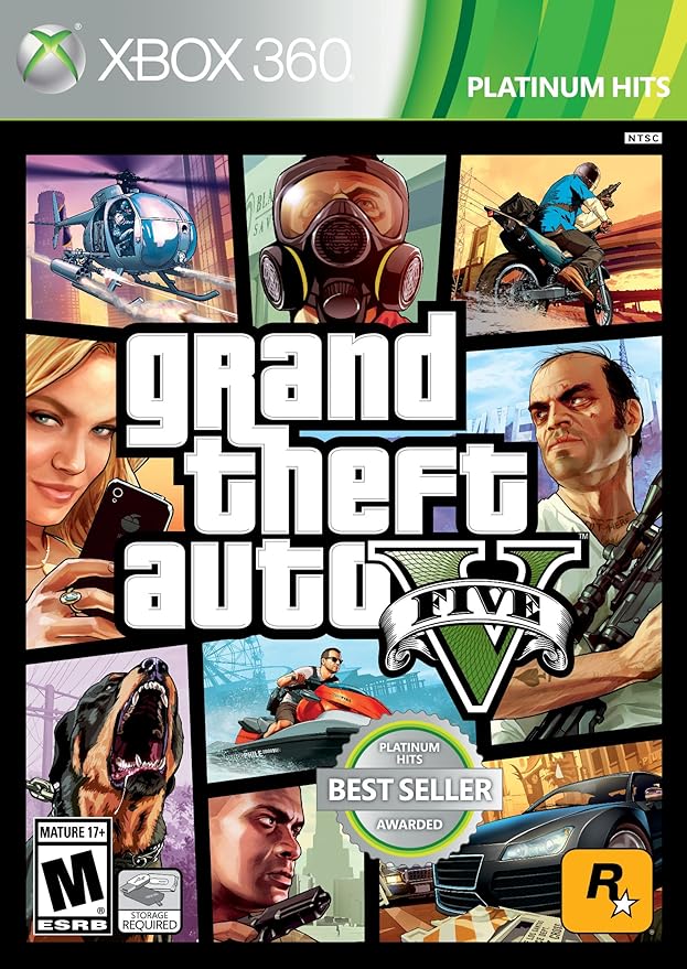 Grand Theft Auto V (For Xbox 360)