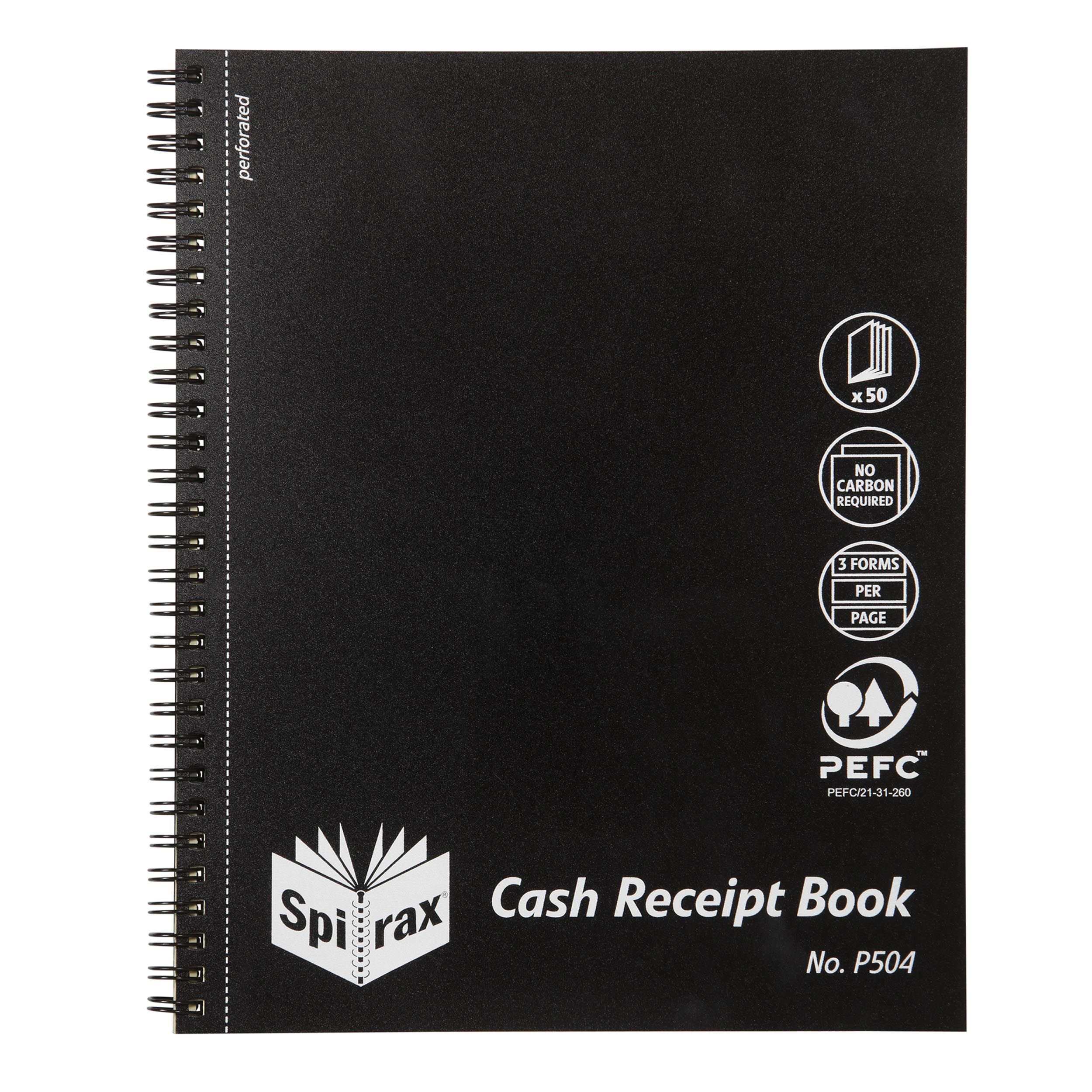 Spirax P504 Cash Receipt Quarto