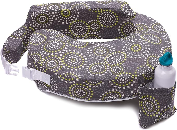 My Brest Friend Nursing Pillow - Midnight Poppy,Grey. Black