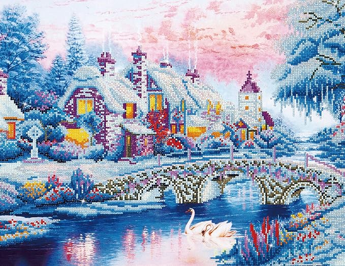 Diamond Dotz Diamond Facet Art Kit Winter Village