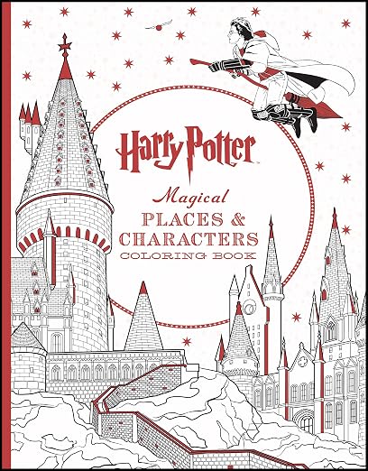 Harry Potter Magical Places & Characters Coloring Book: Official Coloring Book, the Paperback – Coloring Book, 29 March 2016