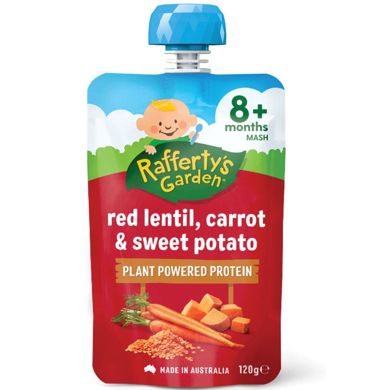 Rafferty's Garden Red Lentil Carrot & Sweet Potato 8+ Months 120g
