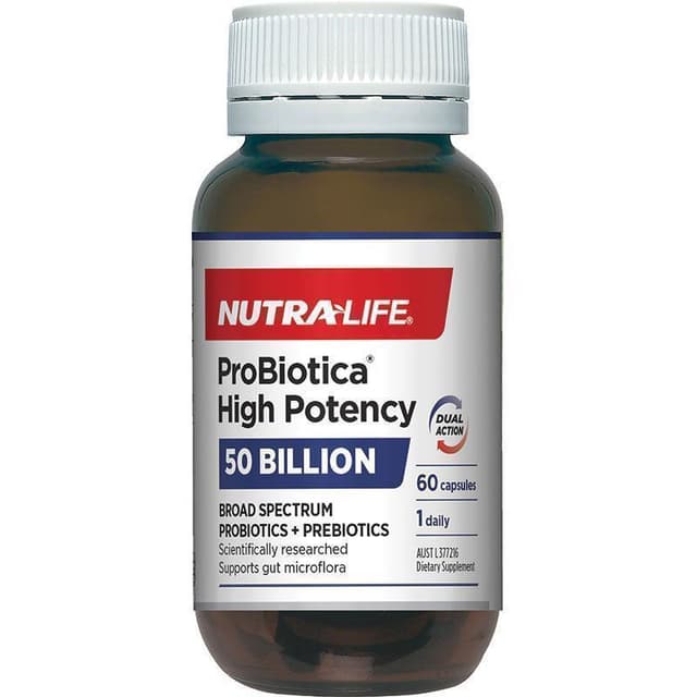 NutraLife Probiotica High Potency 60 Capsules Exclusive Size