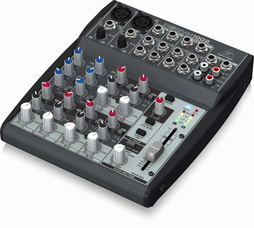 Behringer XENYX 1002SFX 10 Channel Mixer w/USB and FX