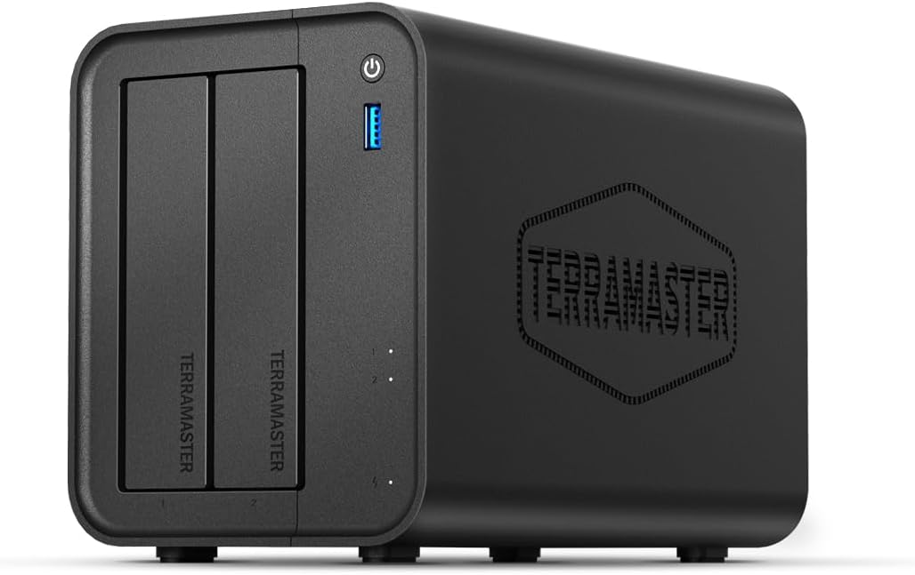 TerraMaster F2-425 2 Bay NAS, Intel Celeron N5095