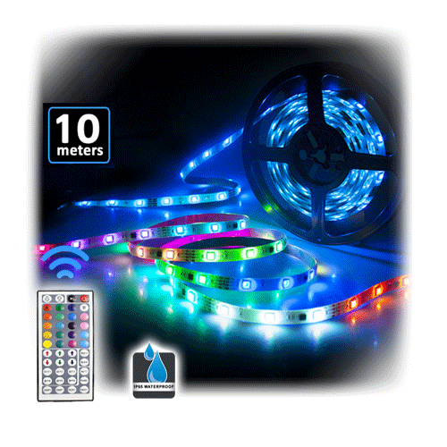 Sansai 5m USB Powered RGB LED Strip Light