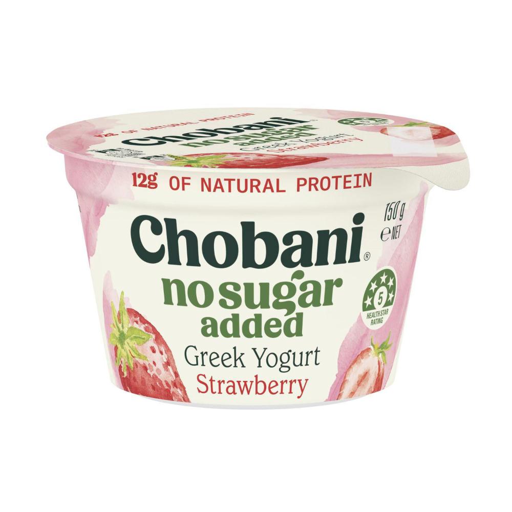 Chobani No Added Sugar Greek Yogurt Strawberry | 150g