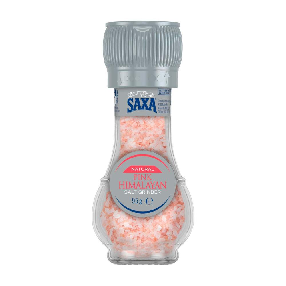 Saxa Natural Pink Himalayan Salt Grinder 95g