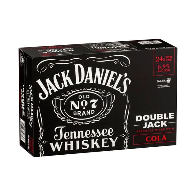 Jack Daniel's Double Jack & Cola 375ml
