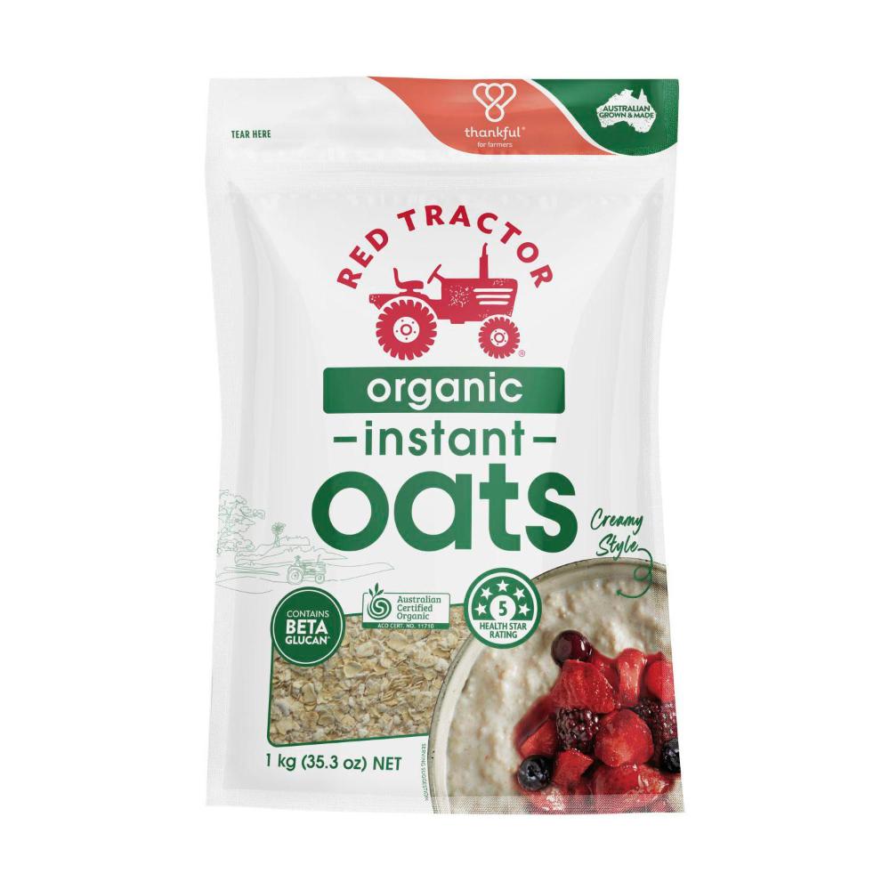 Red Tractor Organic Instant Oats (1kg)
