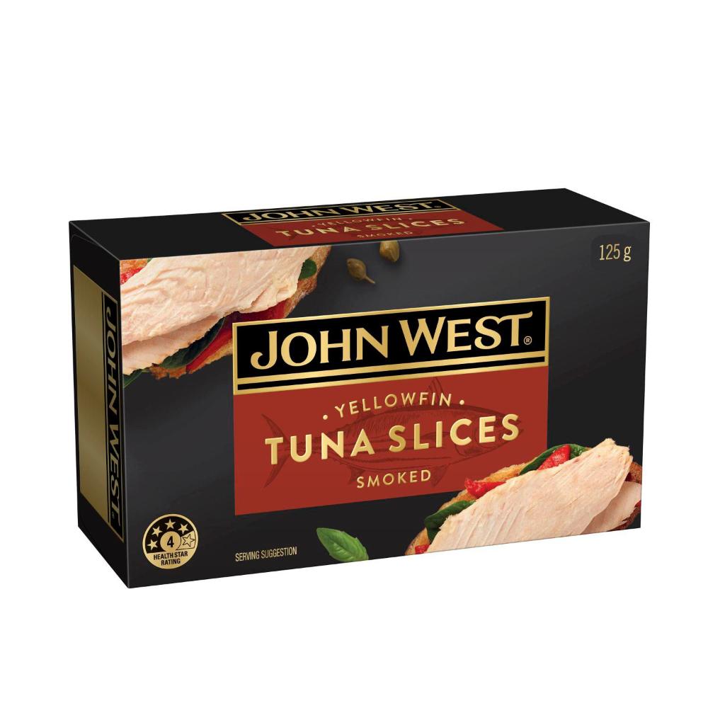 John West Smoked Tuna Slices 125g