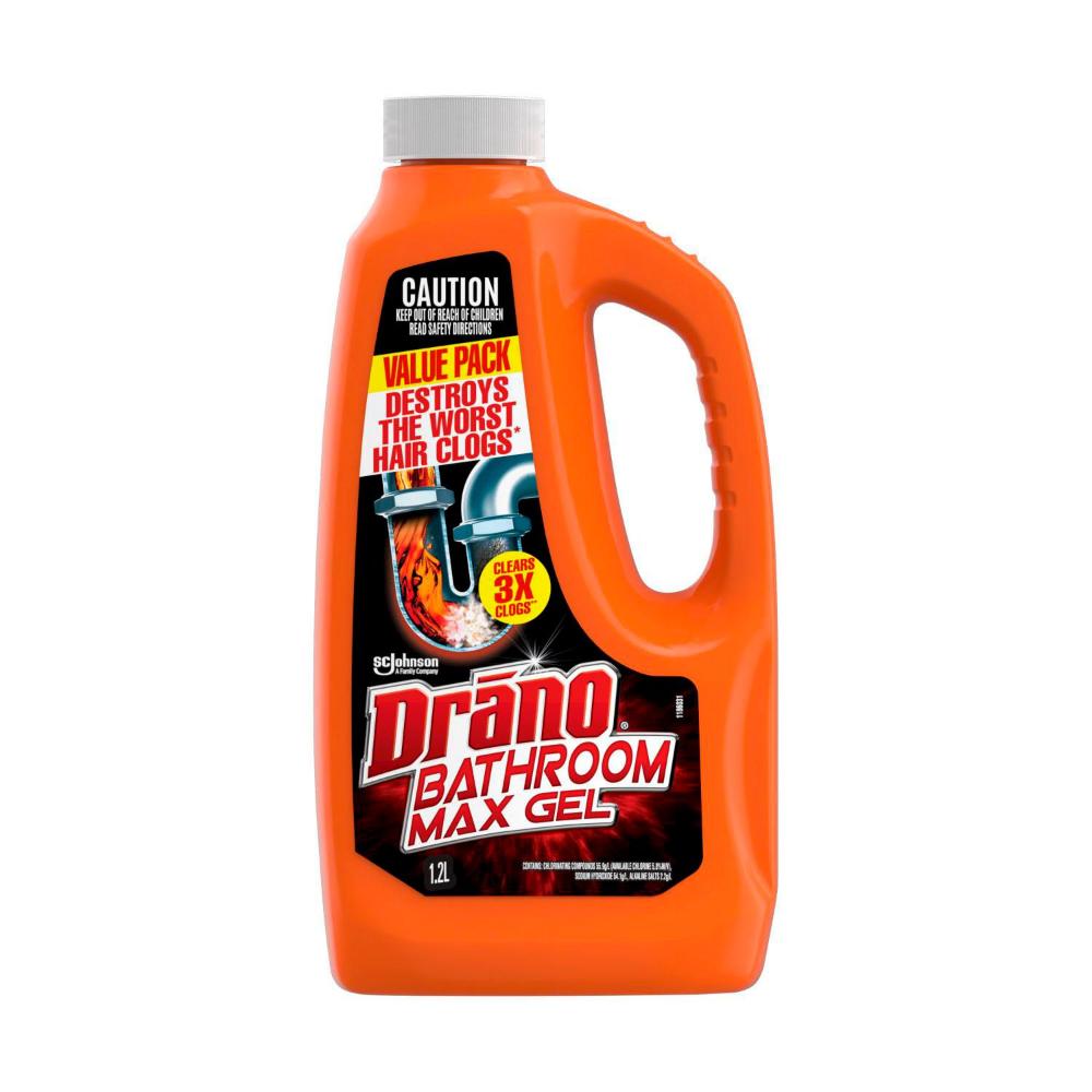 Drano Bathroom Max Gel Drain Cleaner 1.2L
