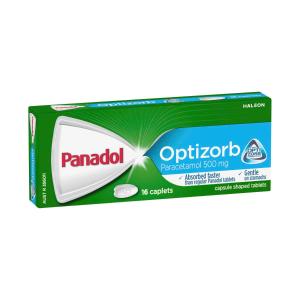 Panadol Optizorb Paracetamol 500mg 16 Caplets