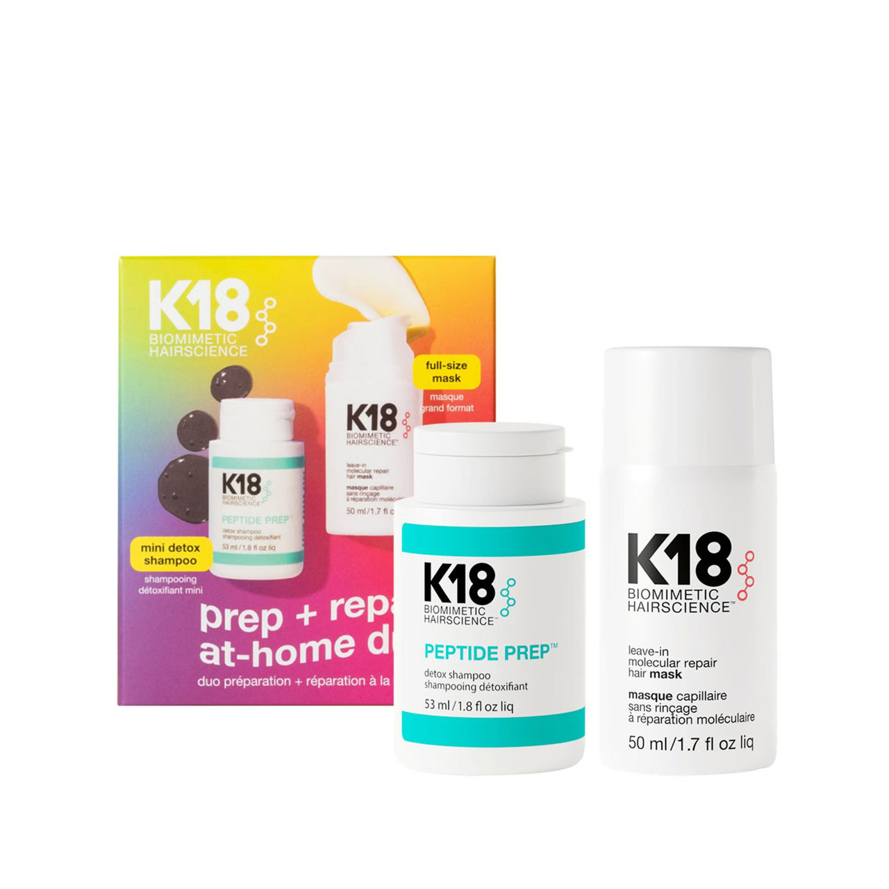 K18 Prep & Repair at Home Duo