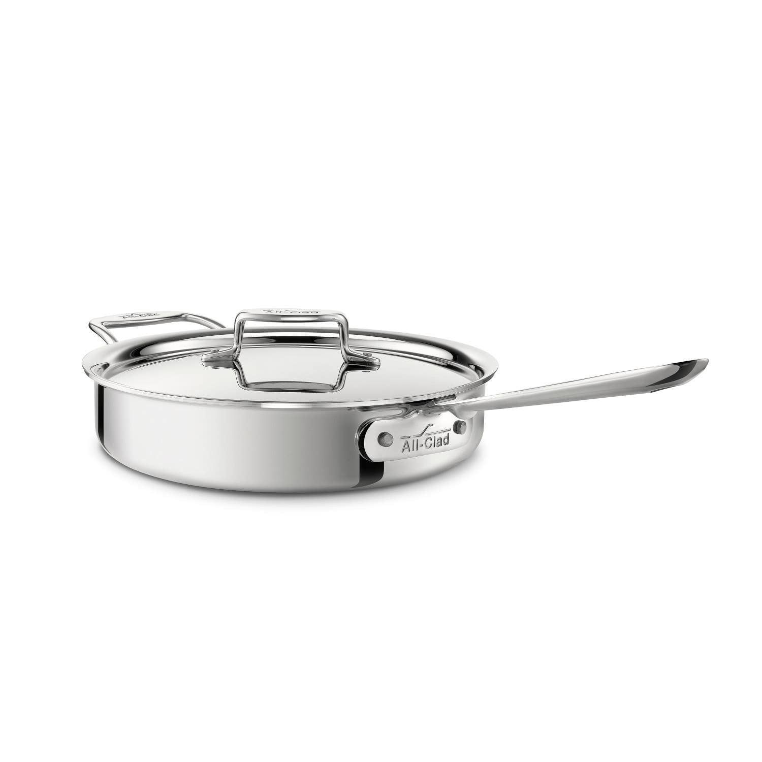 All-Clad D5 Stainless-Steel 2.8l. Saut Pan SD55403
