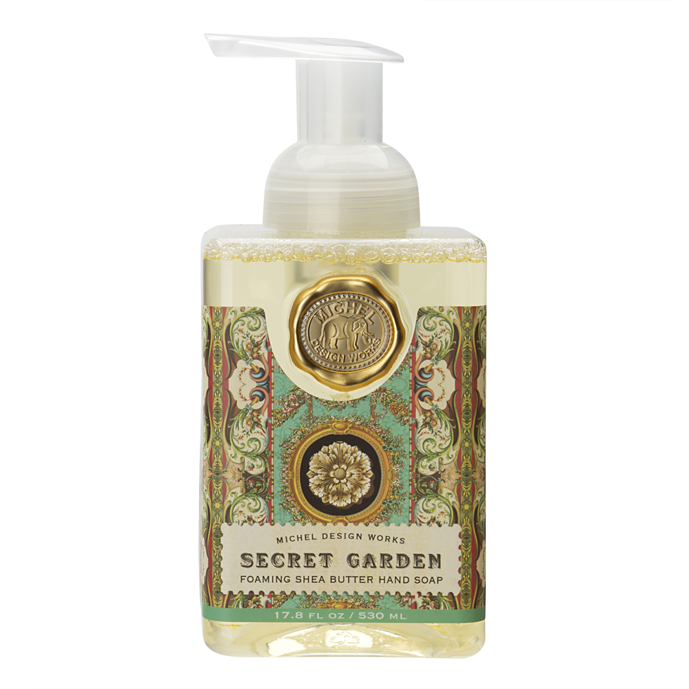 Michel Design Works Foaming Hand Soap, 17.8 Fluid Ounce, Secret Garden