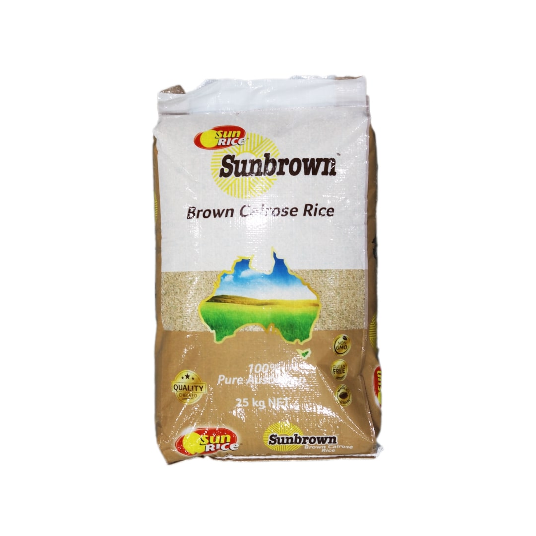 Rice Brown Medium Grain Calrose 25kg