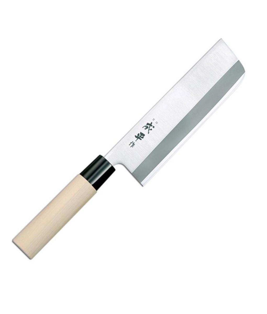 Tojiro Traditional Series Nakiri Chopper, Double Edge, 16cm