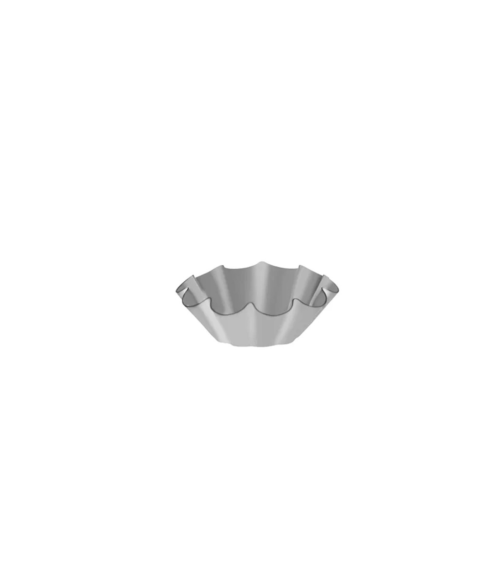 Guery Brioche MOULD-80x30mm 10-Ribs Fixed Base