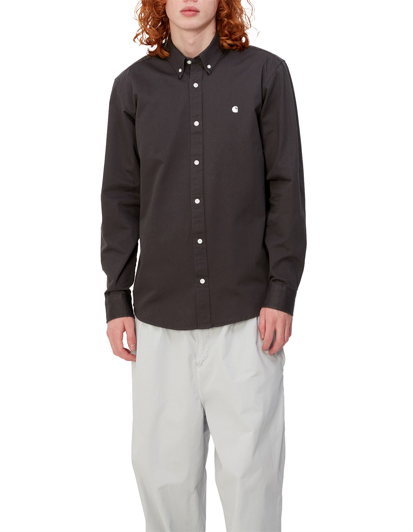 Carhartt WIP - Madison Charcoal/White - Shirt