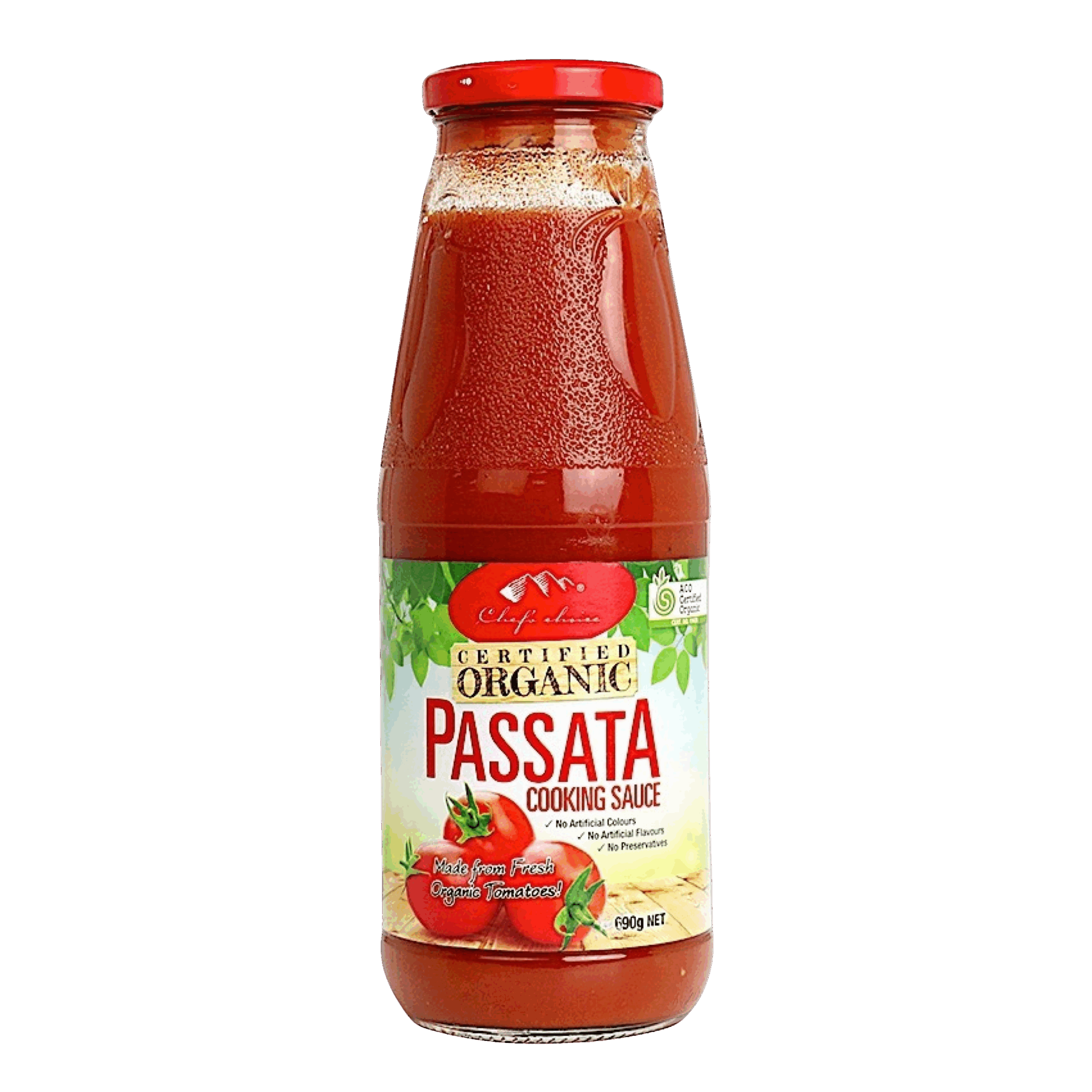 Chef's Choice Certified Organic Passata Rustica 680g