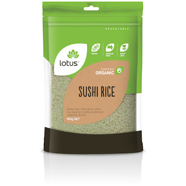 Lotus Organic Rice Sushi 500g
