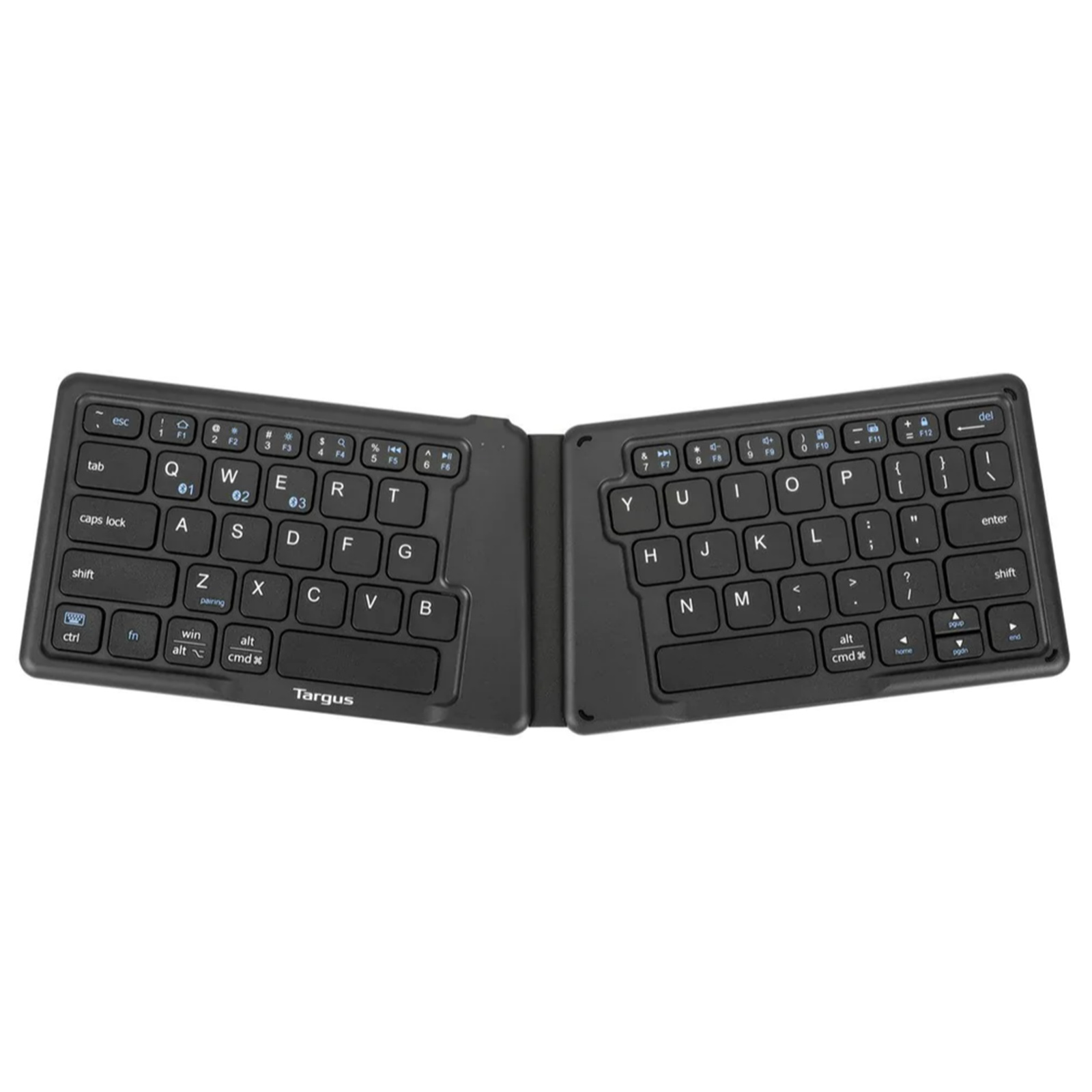 Targus AKF003US Ergonomic Foldable Bluetooth Antimicrobial Keyboard