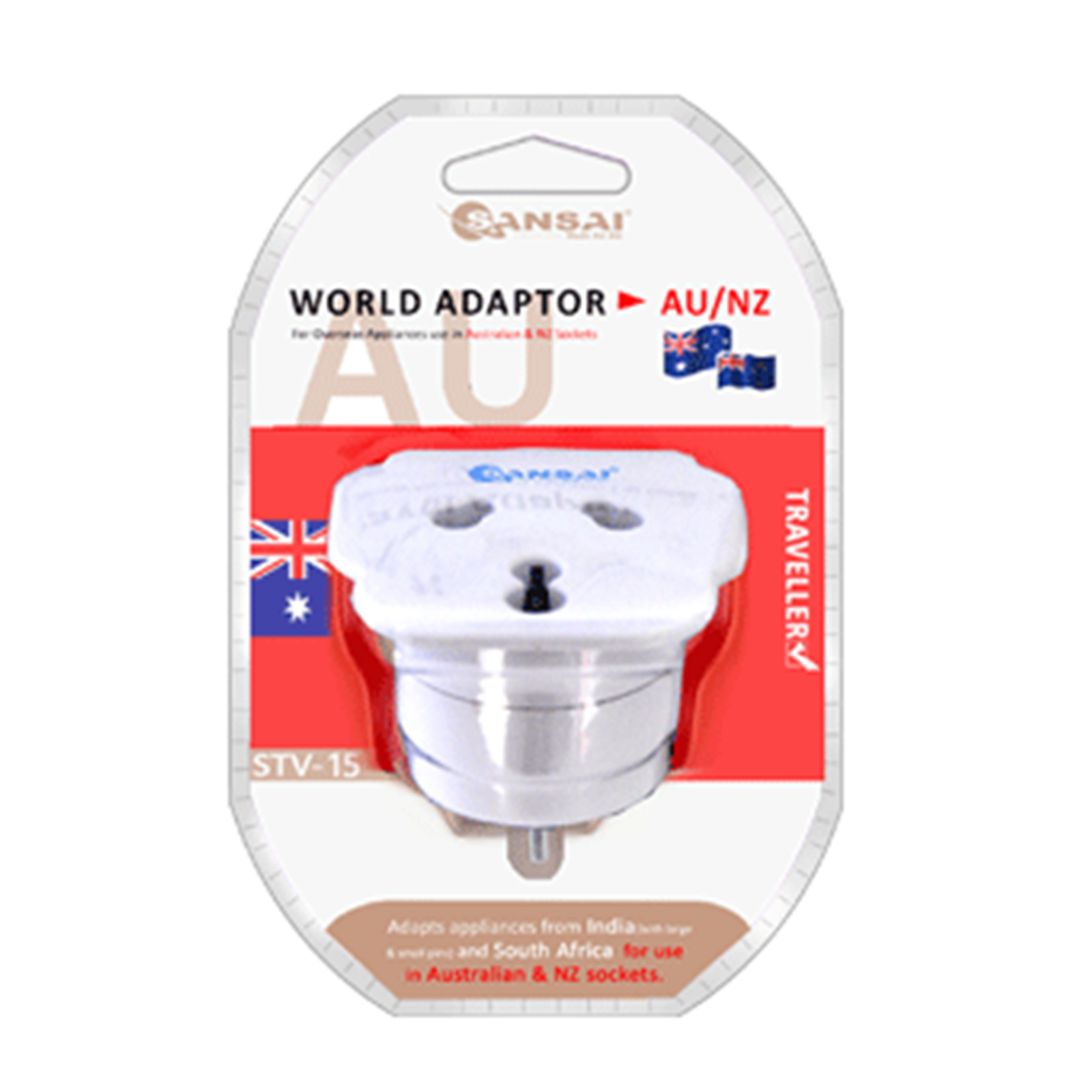 Sansai International Universal Travel Adaptor to AU/NZ