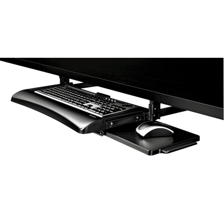 Fellowes Keyboard Drawer Underdesk Office Suites Steel Black