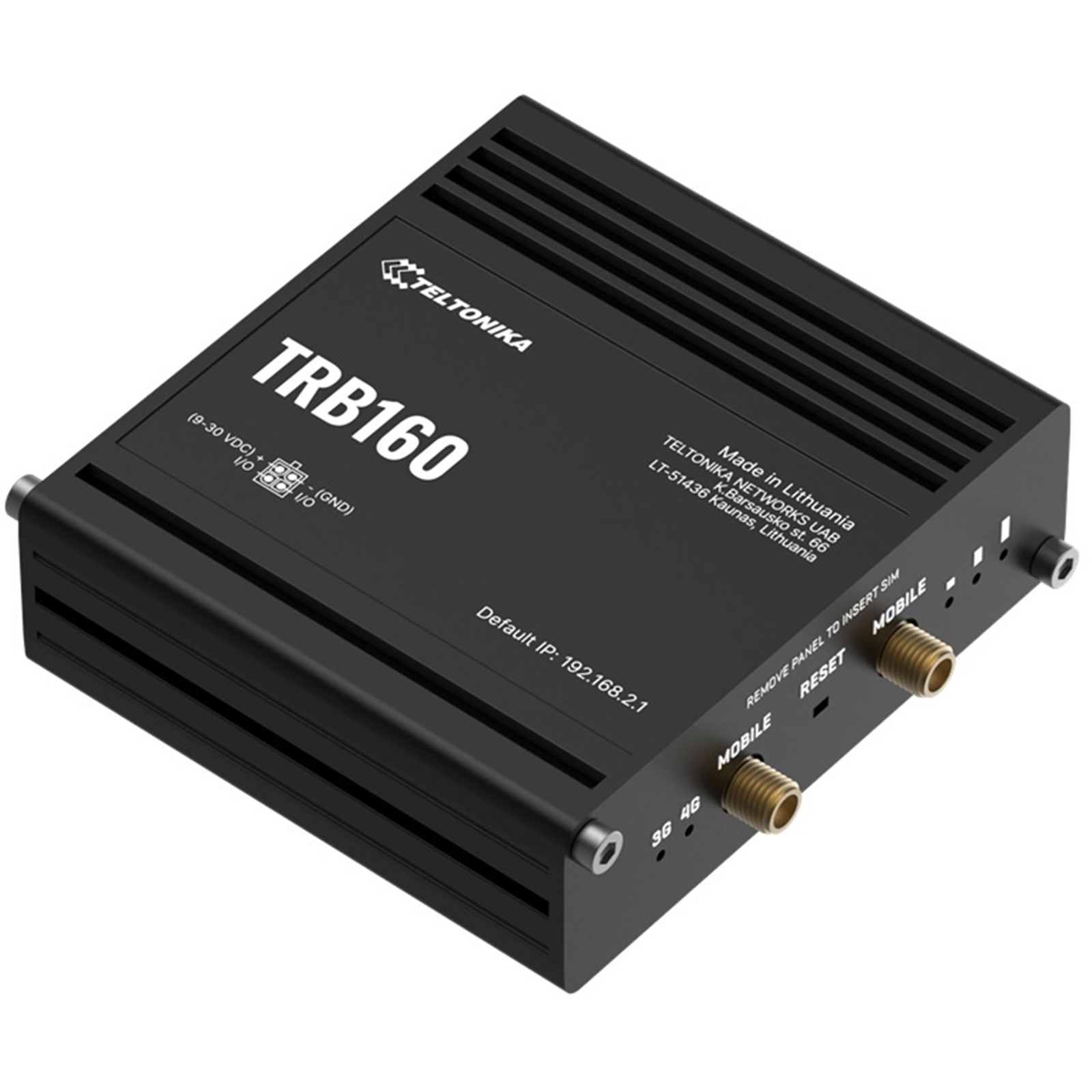 Teltonika 4G LTE Cat 6 IoT Gateway, Ultra-Small, Lightweight, Energy-Efficient, Cellular Speeds of Up to 300 Mbps, USB Type-C, PSU Included