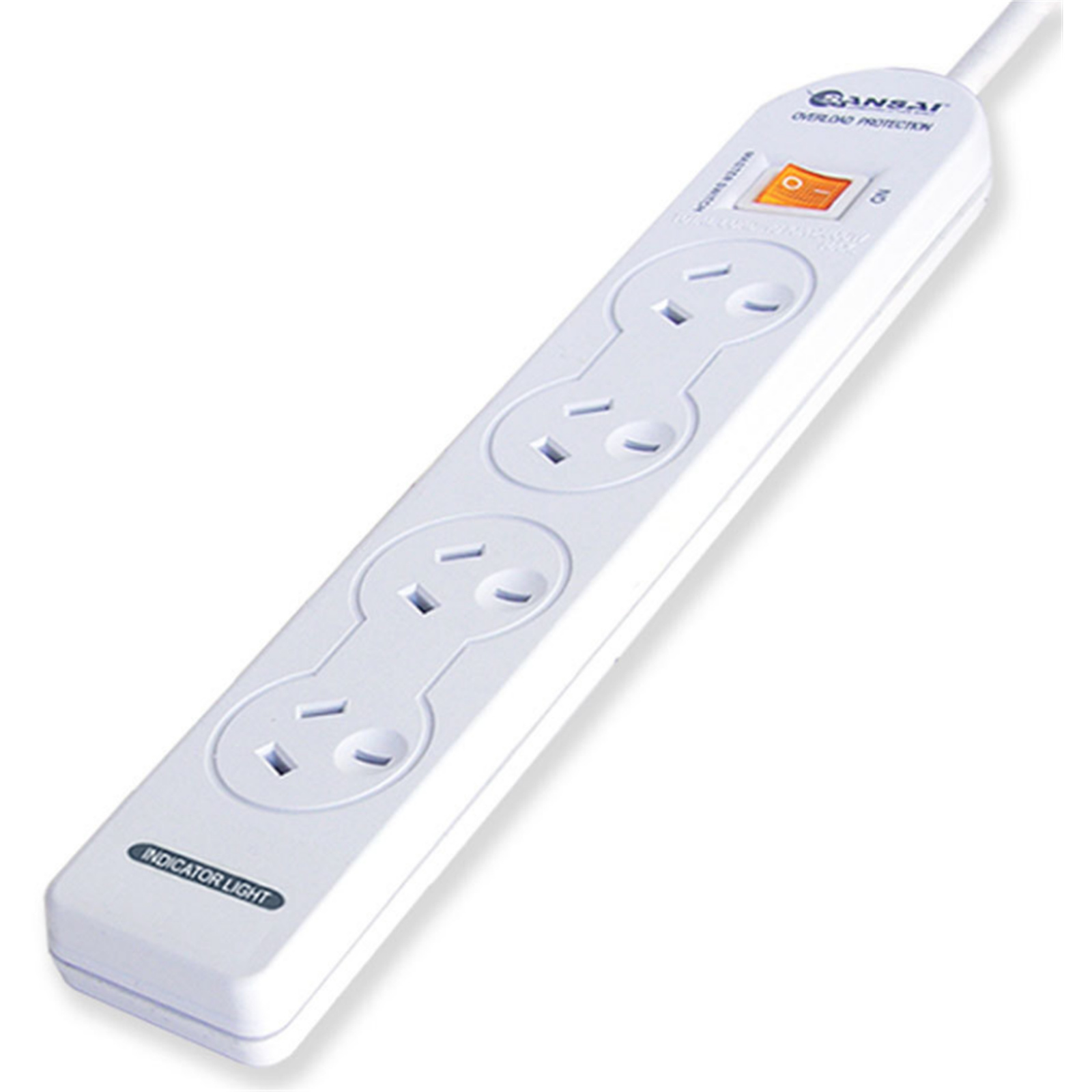 Sansai 4 Way Basic Powerboard (131P) with Master Switch