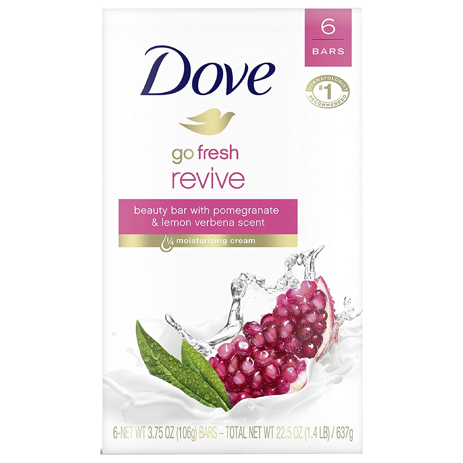 Dove go fresh Beauty Bar Pomegranate and Lemon Verbena