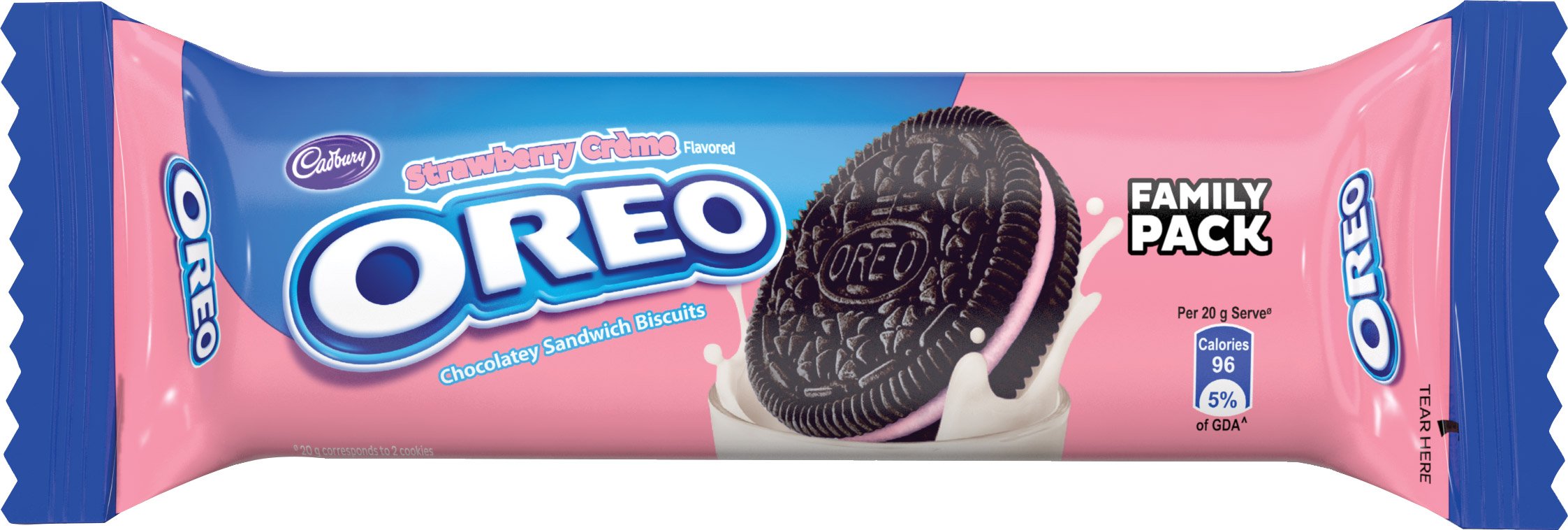 Oreo Cookie Strawberry 133g
