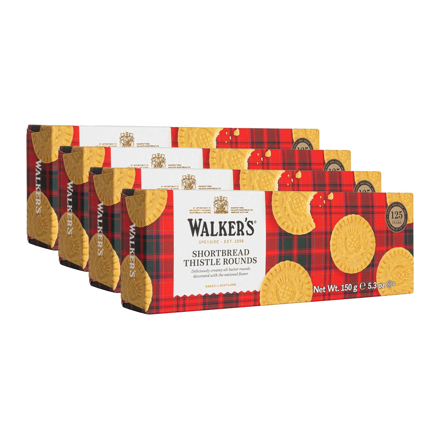 Walkers Shortbread Rounds Shortbread Cookies Snack Packs,1.2 Ounce (Pa