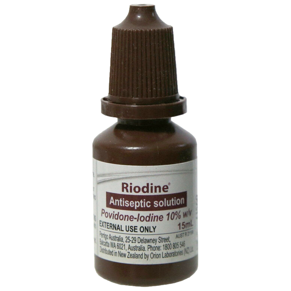 Riodine Povidone-Iodine Antiseptic Solution 10% 100ml