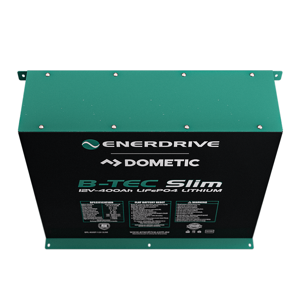 Enerdrive B-TEC 400Ah Slim Metal Case Lithium Battery