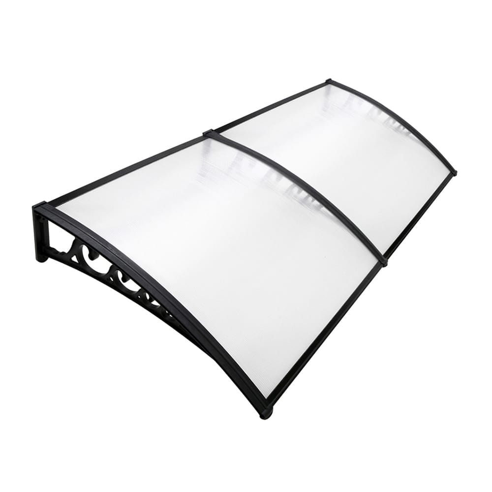DIY Homer Window & Door Awning Shade, Transparent, 1 x 2.4m