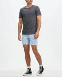 Abrand A Cropped Slim Short Stoned Salt, Bleached Vintage Blue / 28 | Clothing - Mens - Bottoms - Shorts